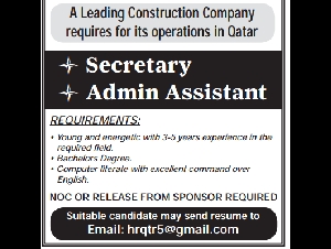 O Secretary O Admin Assistant