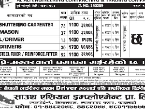 Nepali Required for Qatar -  VISA avaliable