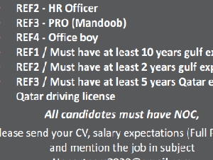 URGENTLY REQUIRED