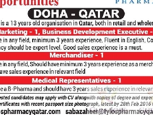 CAREER OPPORTUNITIES